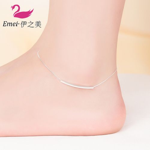 厂家直销弯管脚链时尚百搭秀气女款节日礼物简约几何小饰品批发